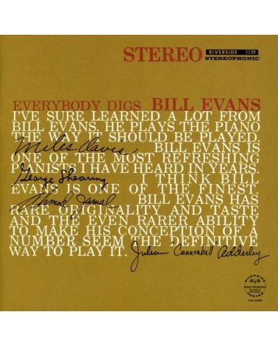 Bill Evans - Everybody Digs Bill Evans [Keepnews Collection] (CD) - 1